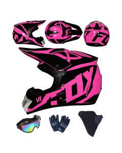 Dziecięcy pełnotwarzowy kask motocyklowy do dirt bike, ATV i jazdy terenowej